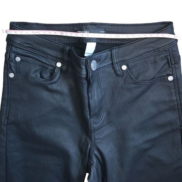 VERA WANG FAUX LEATHER SKINNY PANT | SIZE 2 | LIKE NEW | NEVER WORN - Picture 5 of 10